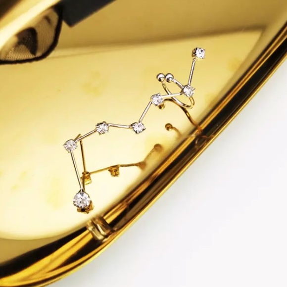 ⚜️[𝟯/$𝟭𝟴]⚜️NEW 925 Post Rhinestone Crawler Earring - Picture 4 of 8